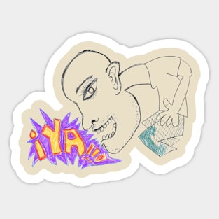 Ajik's word Sticker